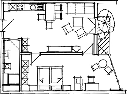 Grundriss Ferienwohnung 10